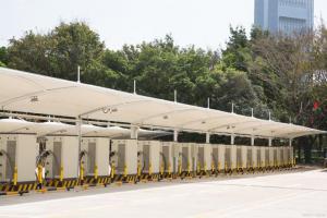 满洲里市膜结构停车棚