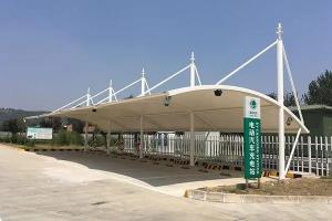 满洲里市膜结构停车棚